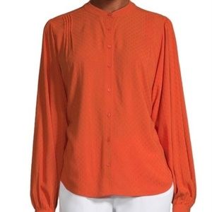 Worthington Womens Long Sleeve Blouse